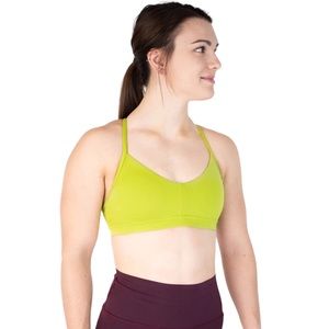 Fleo Women’s Sports Bra Reinette Citron Bounce Fabric